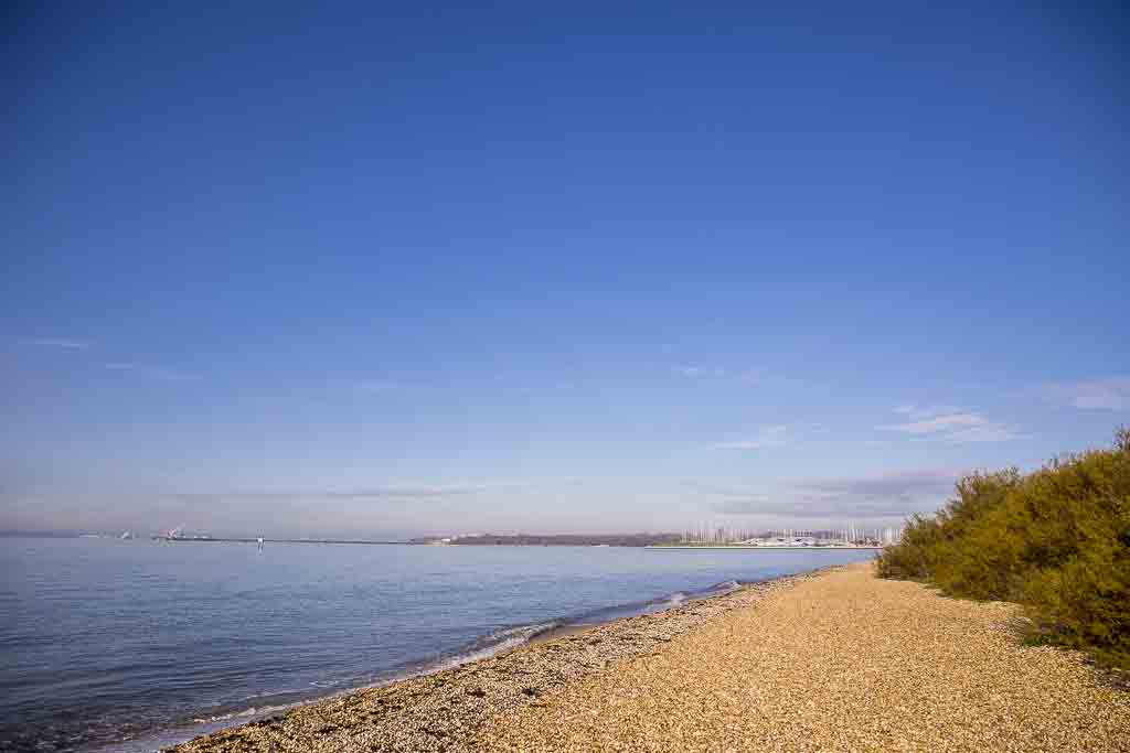 Warsash beach