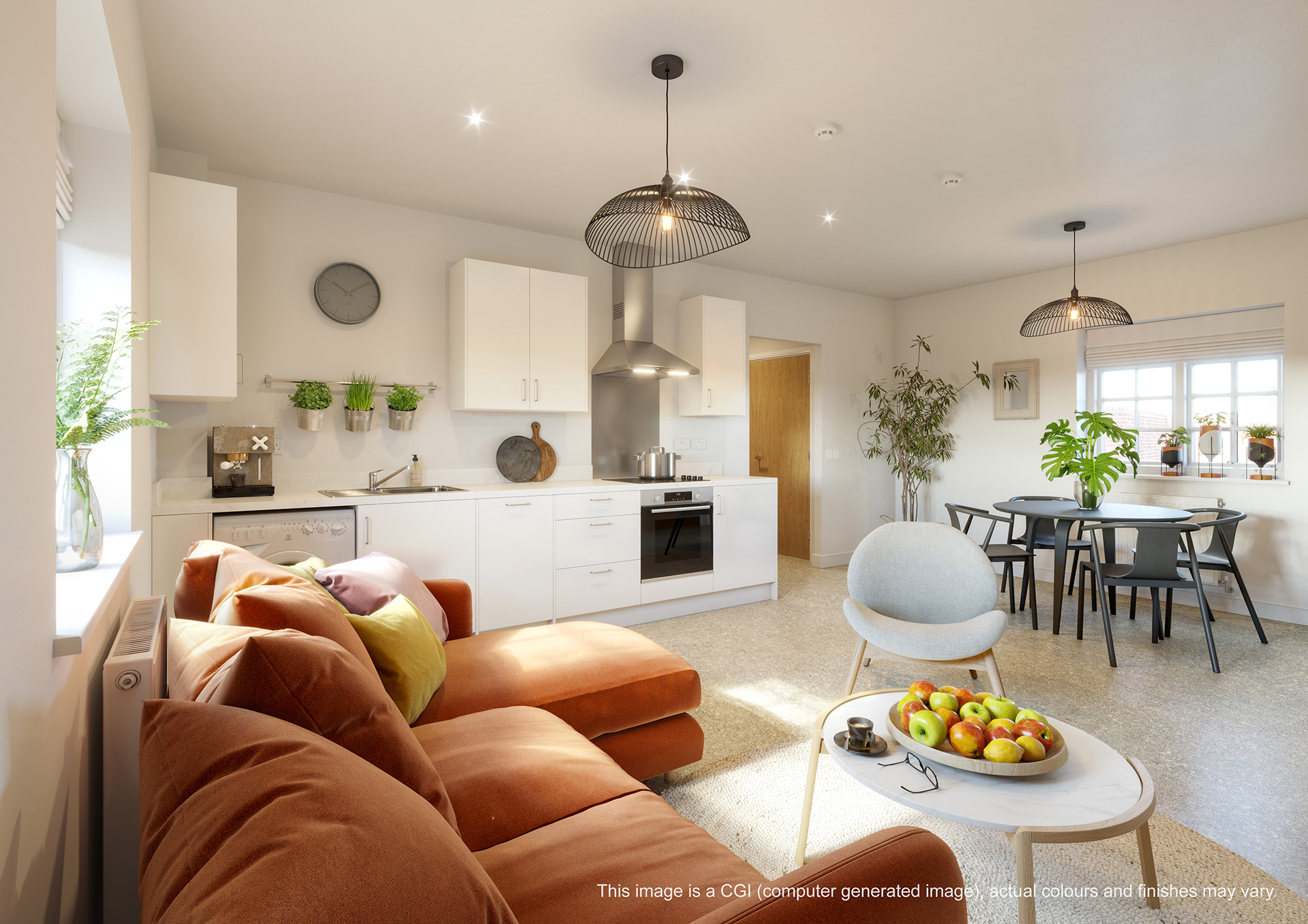 CGI of a Kitchen/diner