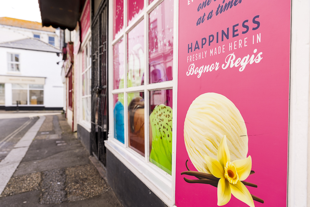Ice cream shop in Bognor Regis
