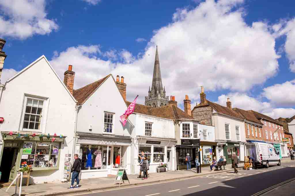 Shops in nearby Chichester