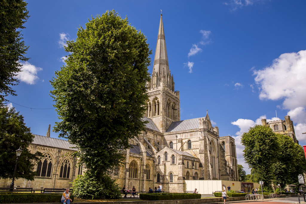 Cathedral in nearby Chichester