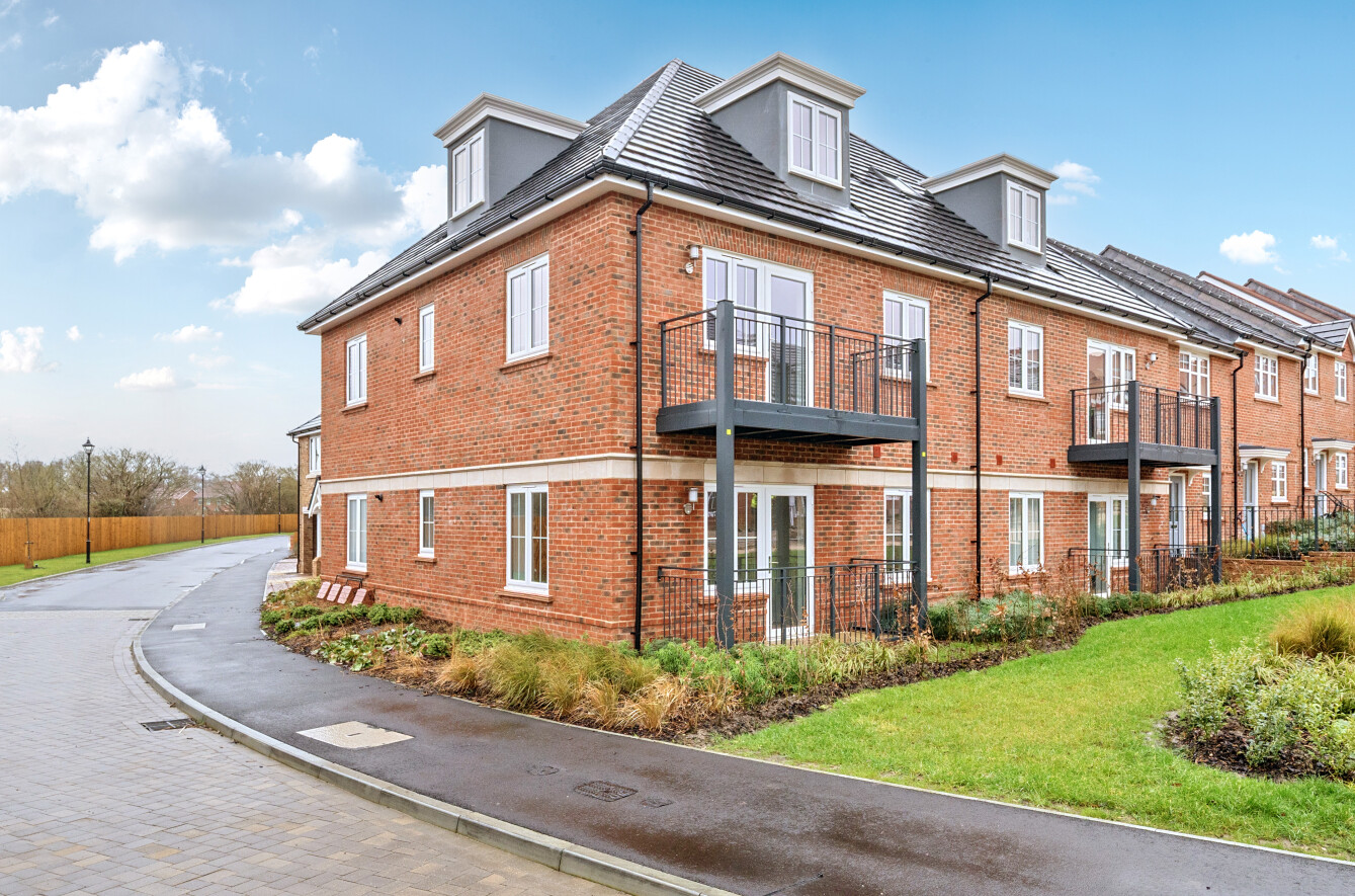 Photo of a 1 bedroom apartment block at Hareshill