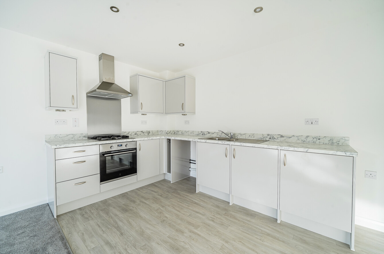 Photo of a 1 bedroom apartment kitchen/diner at The Orchards