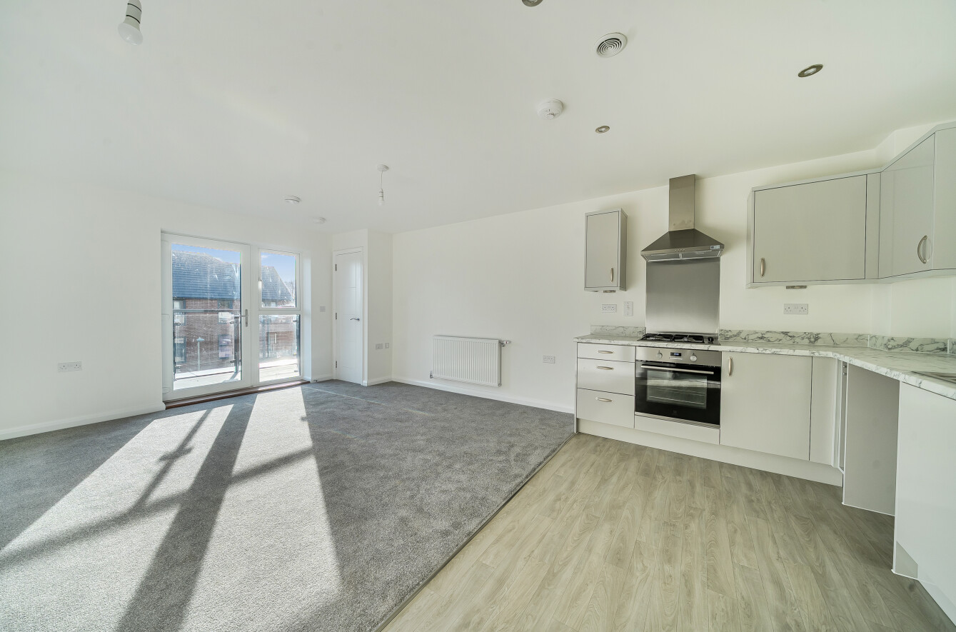 Photo of a 1 bedroom apartment kitchen/diner at The Orchards