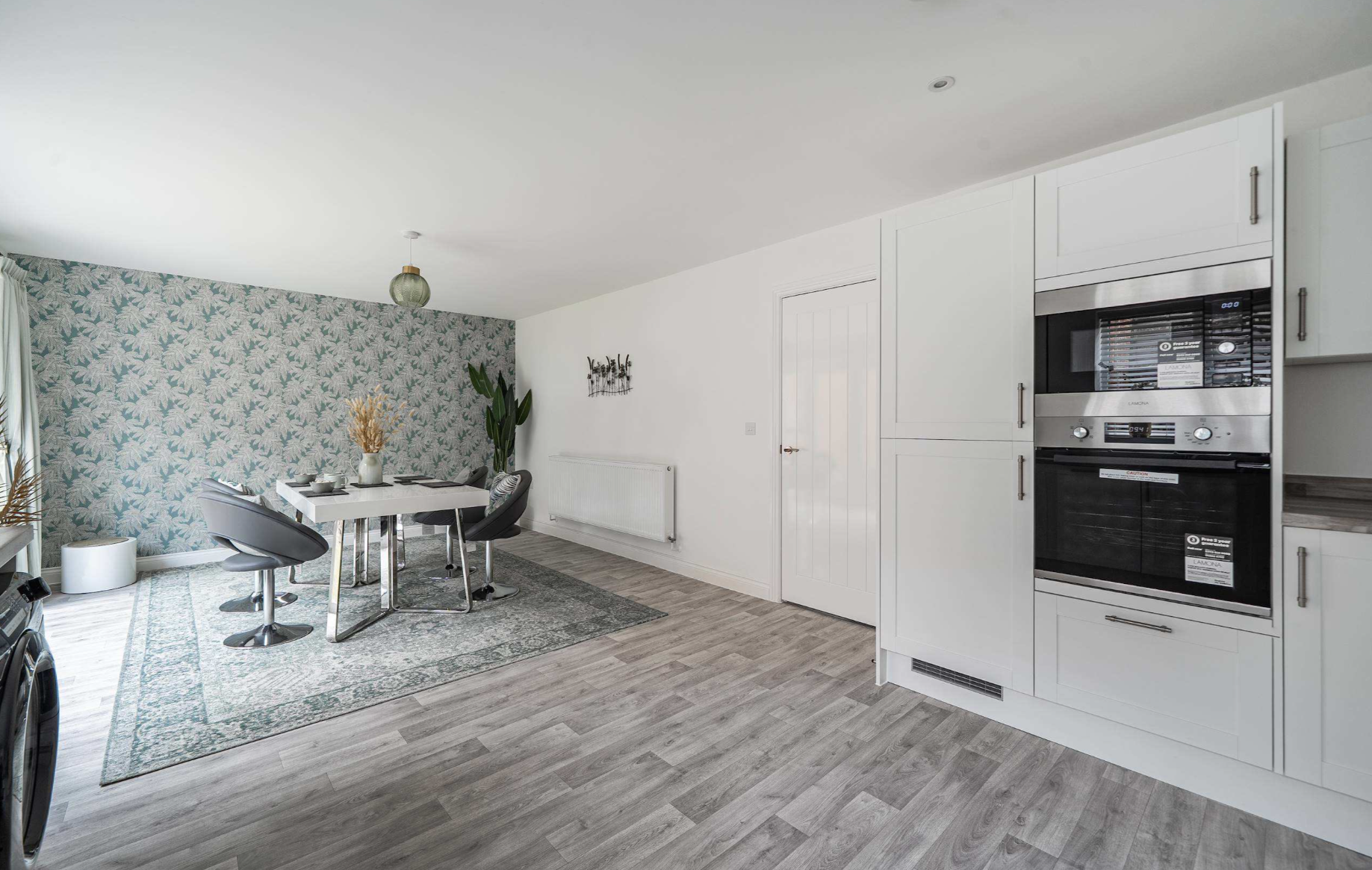 Photograph of kitchen diner show home