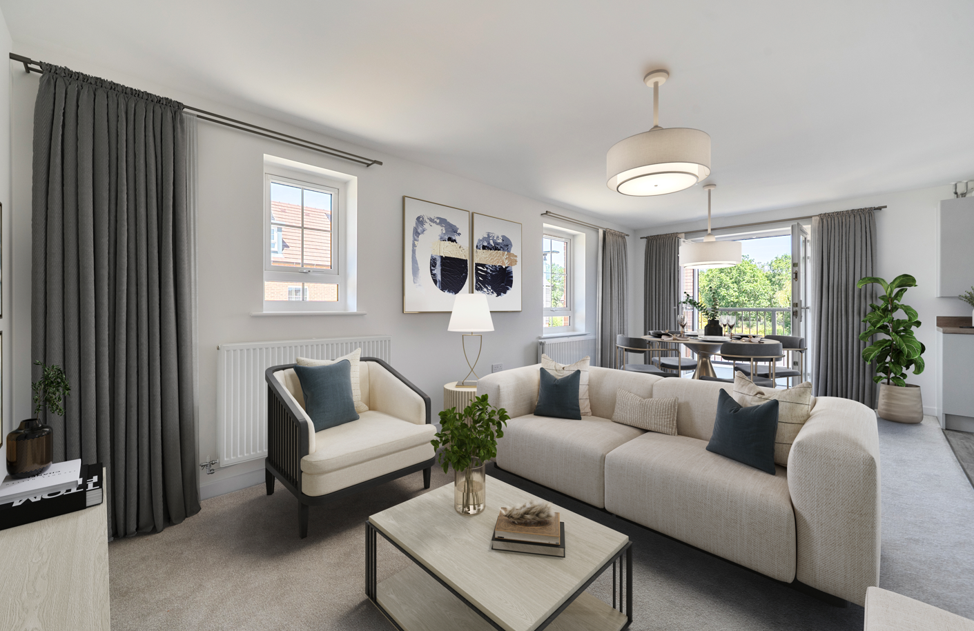 Living room at Finchwood Park VS