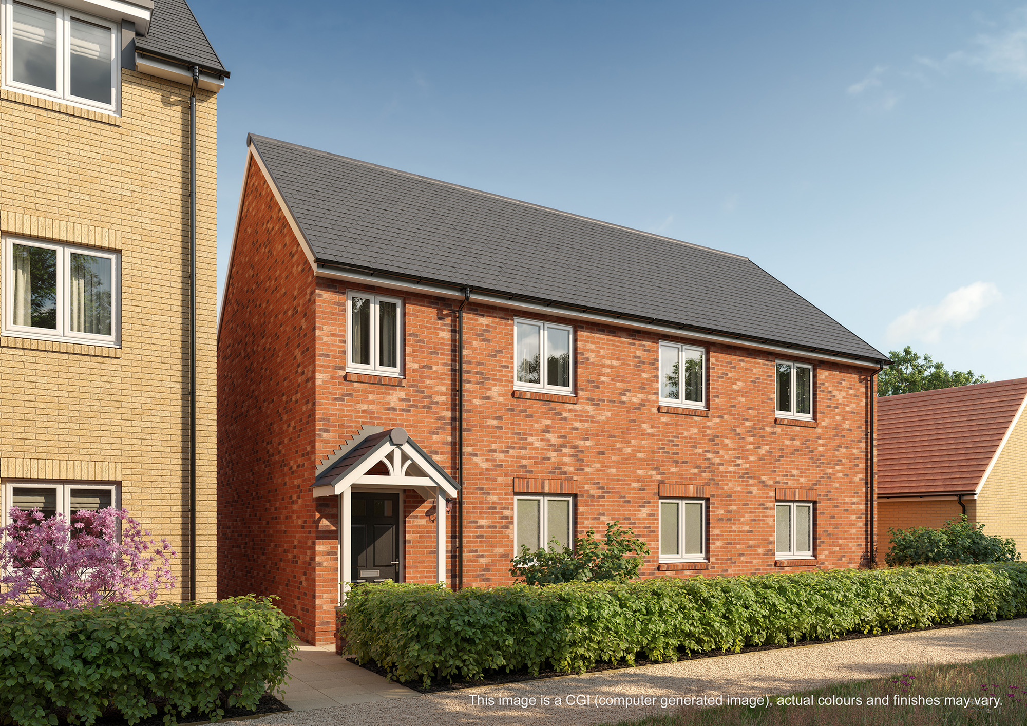 CGI of Flat over carport at Heritage Place, North Stoneham